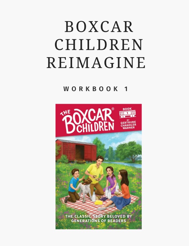 Diseño de libro de trabajo para niños Boxcar